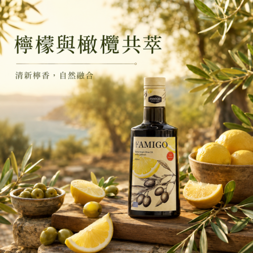 檸檬與橄欖共萃｜匠心款檸檬橄欖油