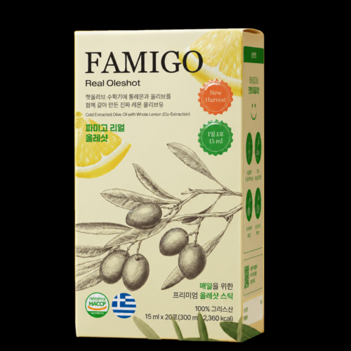FAMIGO 檸檬共萃特級初榨橄欖油隨身包 15ml × 20入盒裝商品圖